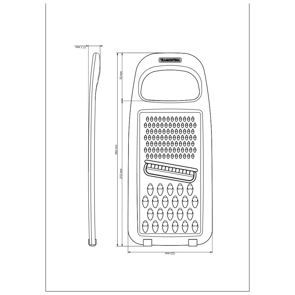 Терка Tramontina Big Hole Utilita Black (25695/100) Терка Tramontina Big Hole Utilita Black (25695/100)