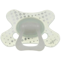 Difrax Natural Night glow-in-the-dark pacifier, 12+ months (GL804)