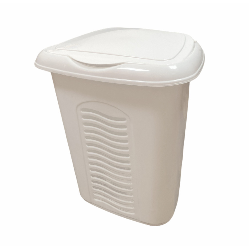 Кошик для білизни Консенсус Білий 40 л (Консенсус/білий)