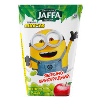 Сік дитячий Jaffa Minions Яблучно-виноградний 125 мл (4820192262903)