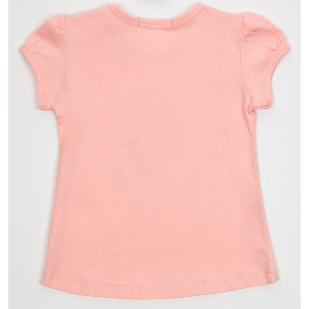 Футболка дитяча Breeze з дівчинкою (18655-98G-peach)