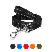 Leash for dogs Dog Extreme made of nylon W 25 mm L 150 cm black (04671)