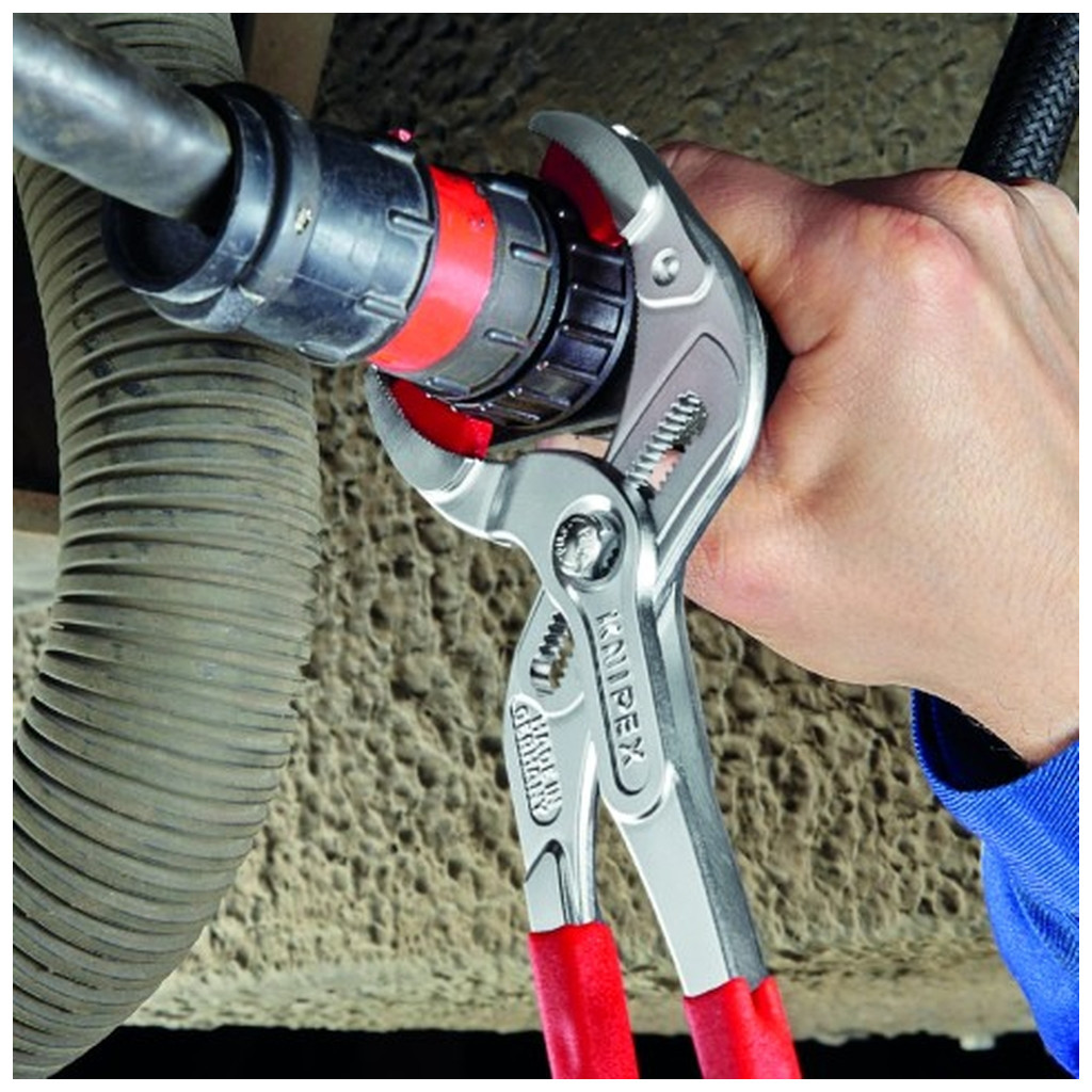 Ключ KNIPEX трубний переставний з резиновою накладкою (81 13 250)