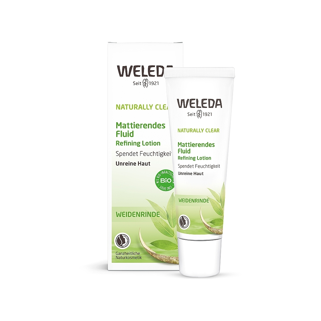 Флюїд для обличчя Weleda Naturally Clear Матувальний Для комбінованої та жирної шкіри 30 мл (4001638500227)