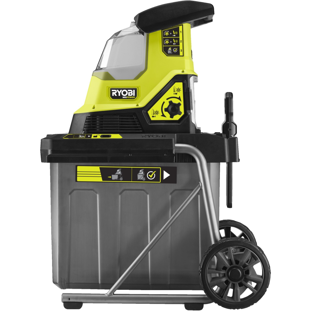 Садовий подрібнювач Ryobi Max Power RY36SHX40-0 36В, 40мм, 55л, фреза низькошумний (без АКБ та ЗУ) (5133005451)