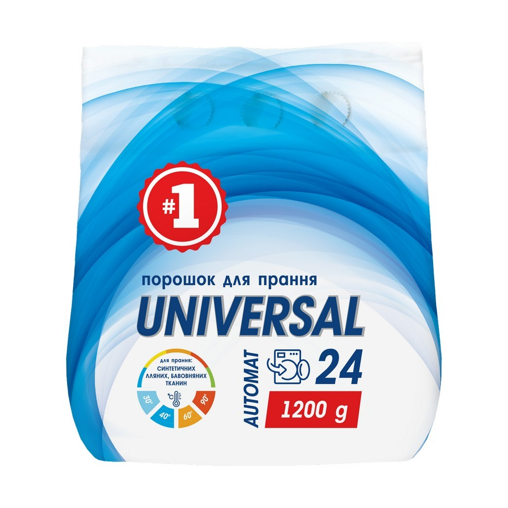 Пральний порошок #1 Гірська свіжість 1.2 кг (4820270631898)