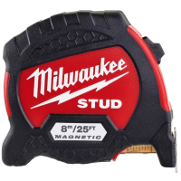 Milwaukee STUD GEN II tape measure 8M(25ae)/33mm, foot (4932471629)