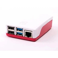 Корпус до промислового ПК Raspberry Pi Корпус для Raspberry Pi 4 Model B, офіційний червоно-білий (KP4RW)