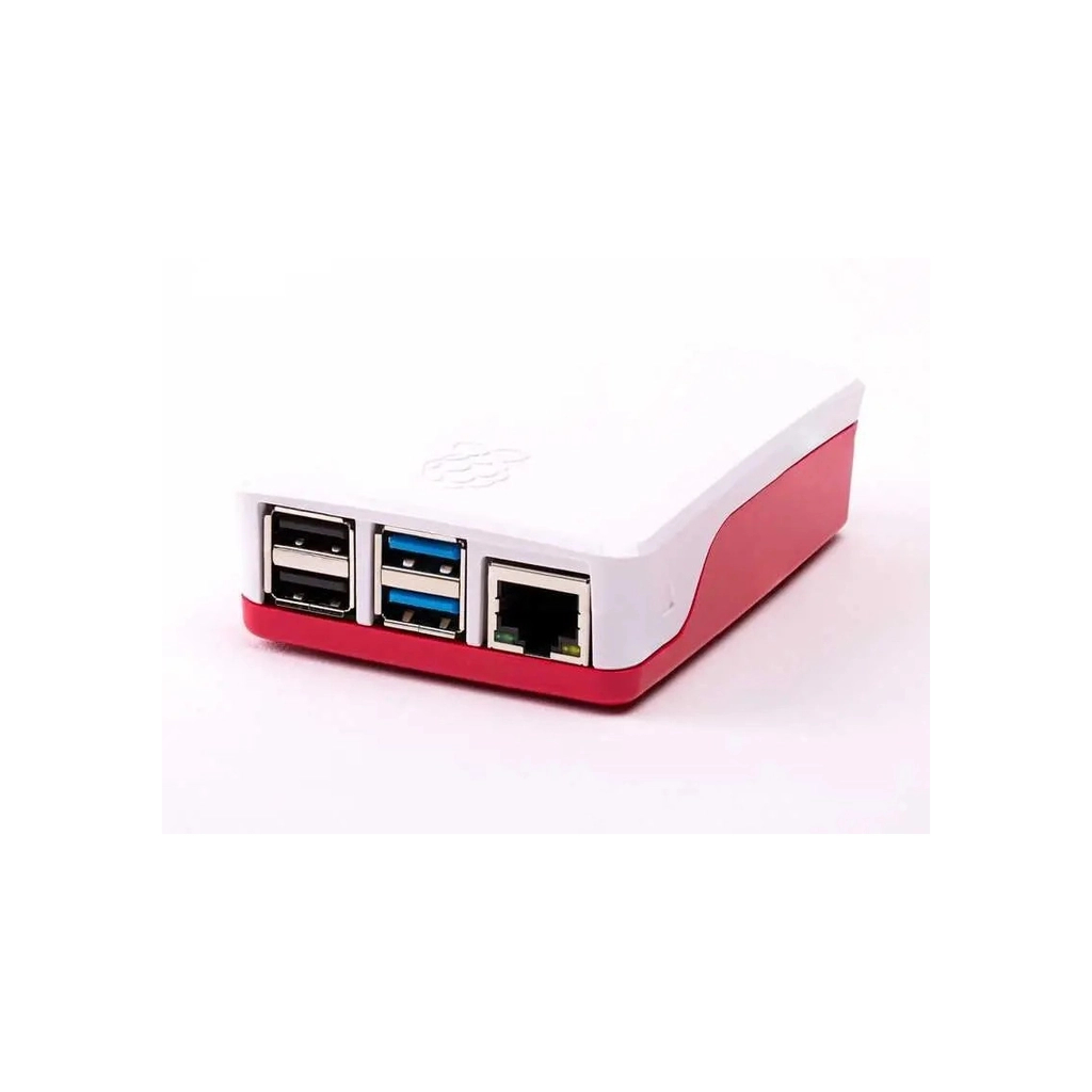 Корпус до промислового ПК Raspberry Pi Корпус для Raspberry Pi 4 Model B, офіційний червоно-білий (KP4RW)