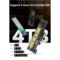 Контролер Ugreen PCI-E 3.0 for SSD M.2 (NVMe) x4 CM302 (70503)