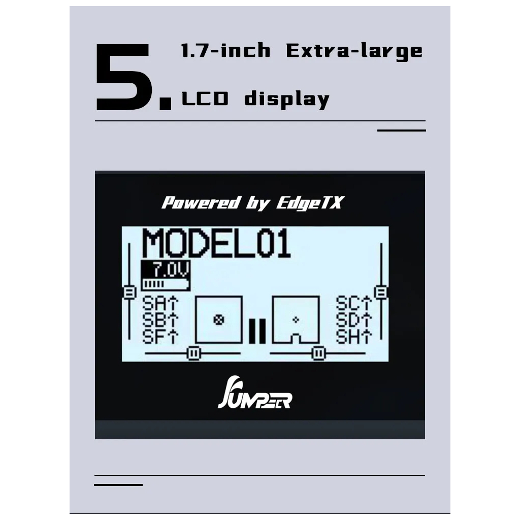 Пульт управління для дрона Jumper T12 MAXHALL ELRS2.4G (C10120)