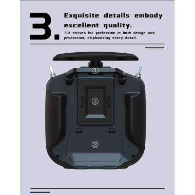 Пульт управління для дрона Jumper T12 MAXHALL ELRS2.4G (C10120)
