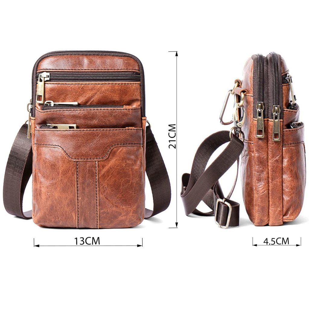 Сумка Vintage Коричнева (14724)