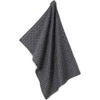 Kela kitchen towel Gianna, 70x50 cm, black and white with a pattern (12783) (00000023327)