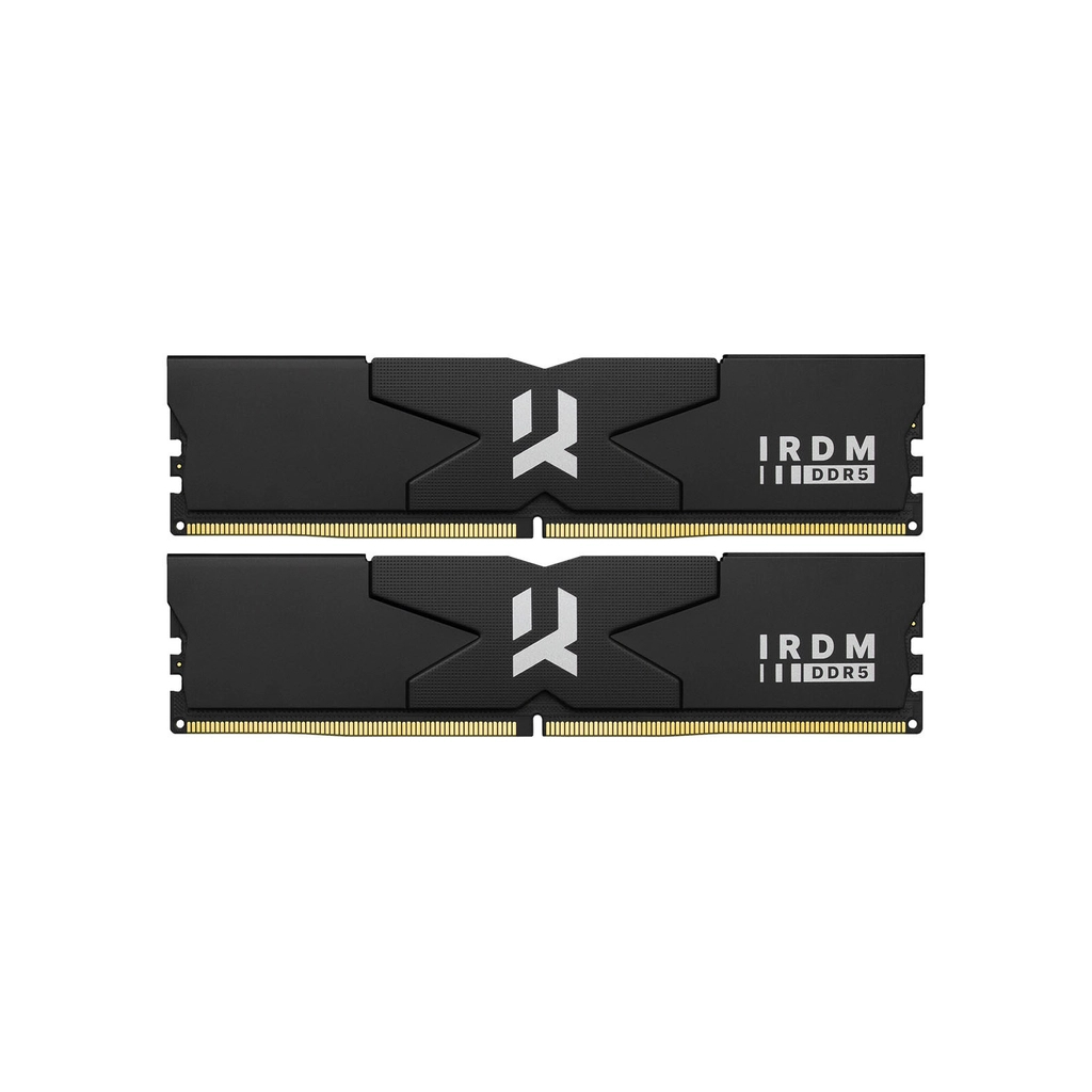 Модуль пам'яті для комп'ютера DDR5 32GB (2x16GB) 6000 MHz IRDM Black Goodram (IR-6000D564L36S/32GDC)