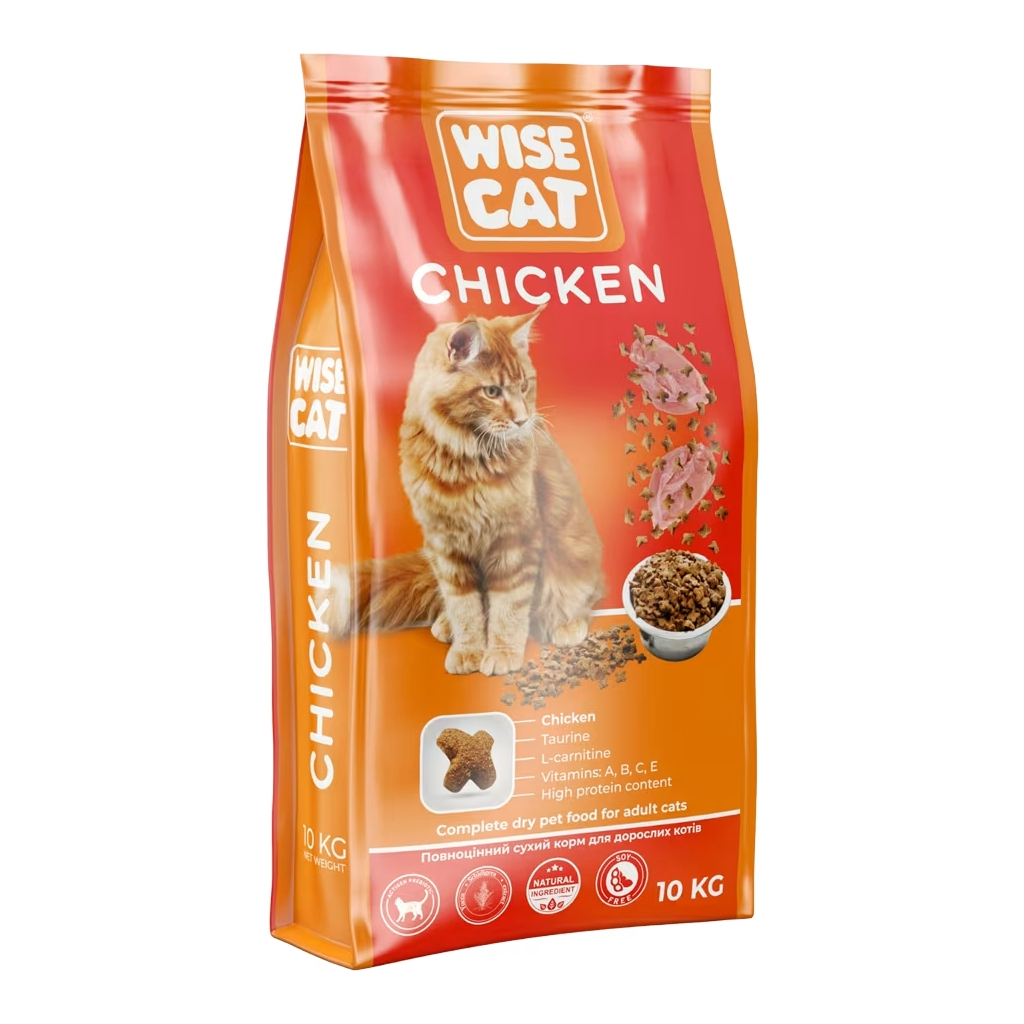 Сухий корм для кішок Wise Cat Chicken 400 г (4820111141715) Сухий корм для кішок Wise Cat Chicken 400 г (4820111141715)