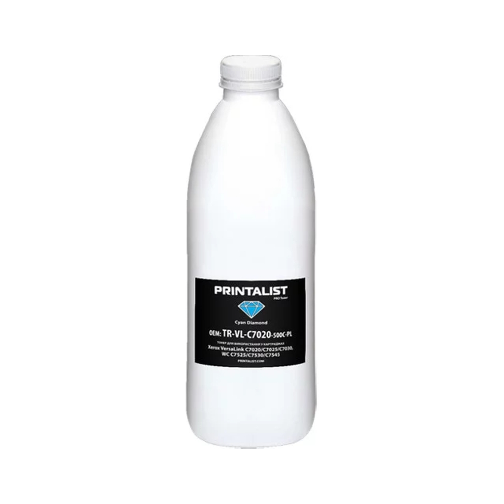 Тонер Printalist Xerox Ph 6510, 500g Cyan (TR-VL-C500-500C-PL)