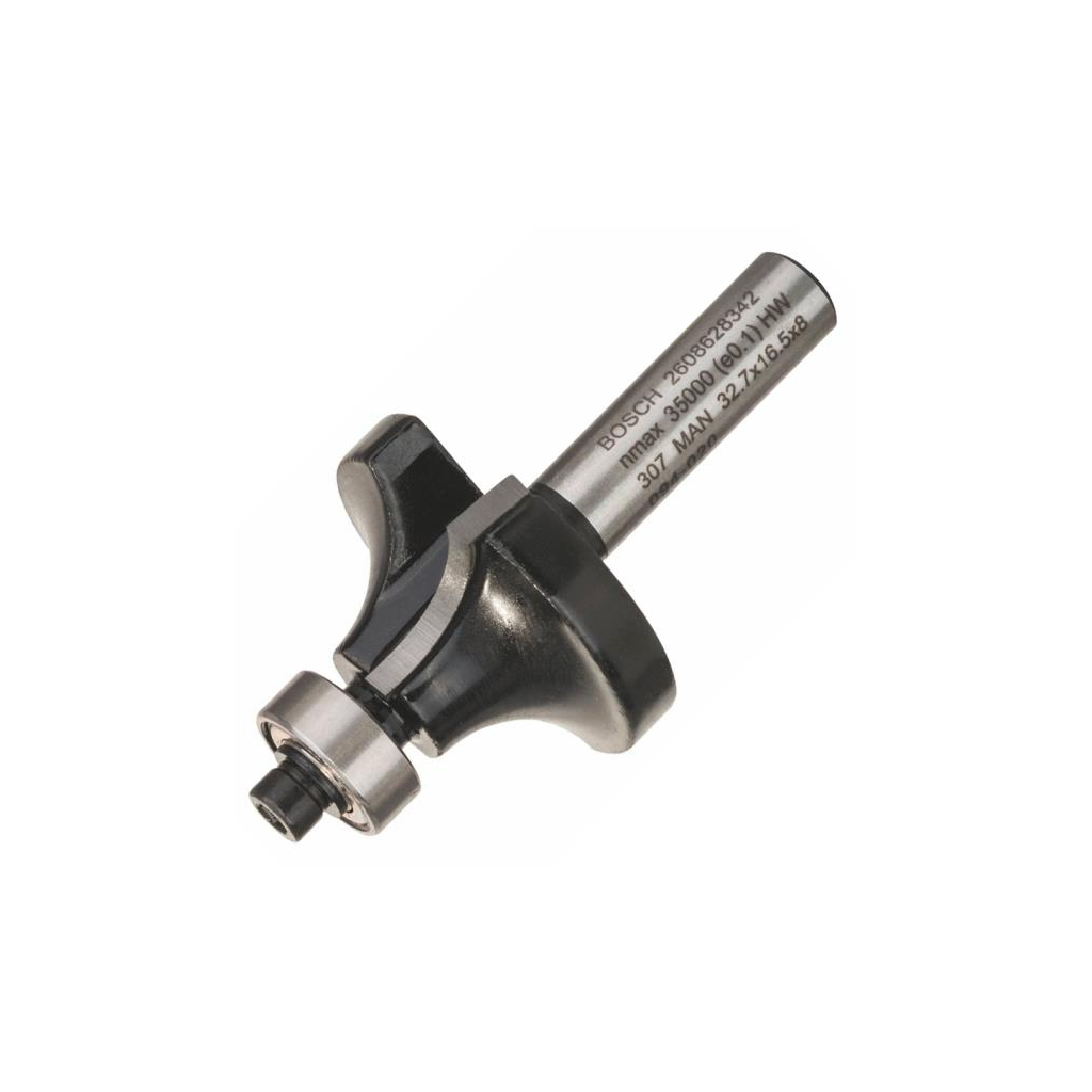Фреза Bosch Professional карнизна, Std, S8, R10, L16.5 (2.608.628.342)