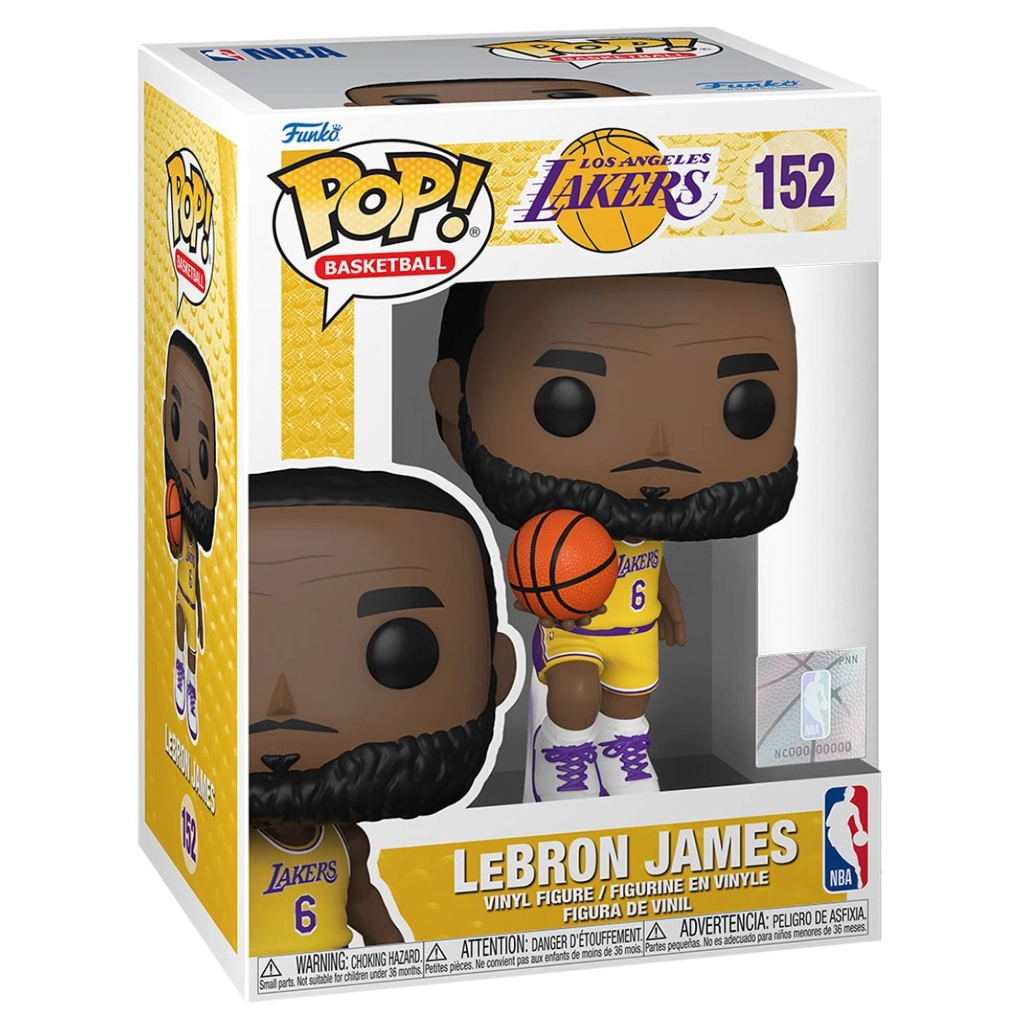 Фігурка Funko Pop серії НБА – Леброн Джеймс у жовтій уніформі (65792) Фігурка Funko Pop серії НБА – Леброн Джеймс у жовтій уніформі (65792)
