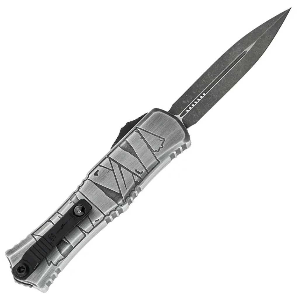 Ніж Microtech Hera II Mini D/E OTF, Signature Brushed Metal Mummy (1702M-1BMHWMYS) Ніж Microtech Hera II Mini D/E OTF, Signature Brushed Metal Mummy (1702M-1BMHWMYS)