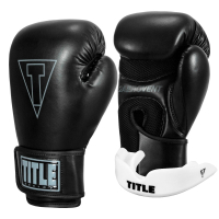 Boxing gloves Title Boxing Vegan Gloves Black 8 oz (VGFBG 8 oz BK/BK)