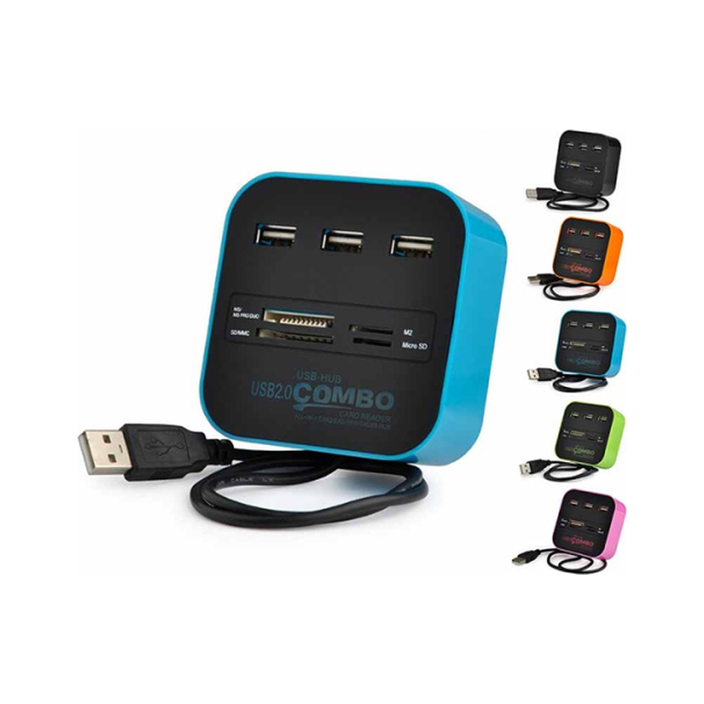 Концентратор Voltronic USB 2.0 to 3xUSB 2.0 + SD/MMC/TF/M2 blue/black (CUB3-Bl) Концентратор Voltronic USB 2.0 to 3xUSB 2.0 + SD/MMC/TF/M2 blue/black (CUB3-Bl)
