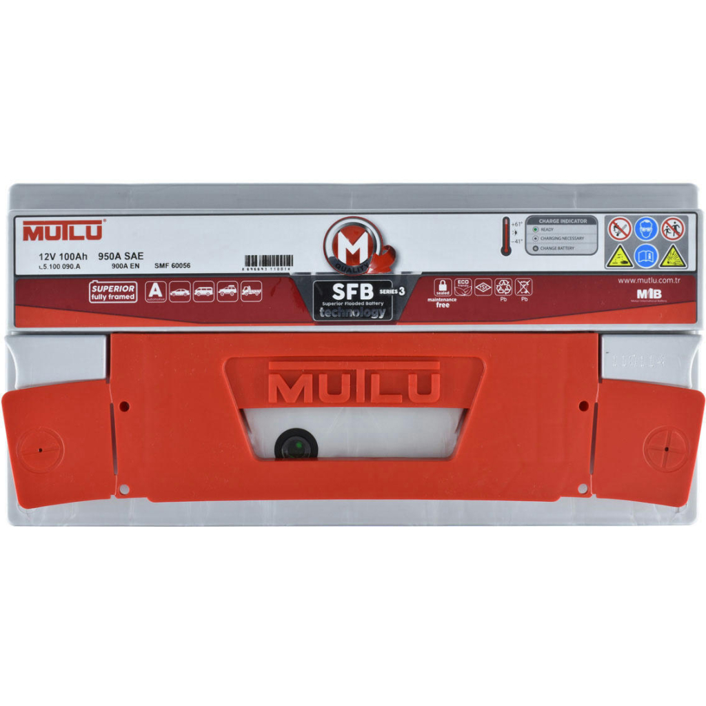 Акумулятор автомобільний MUTLU 6СТ-100 (0) SFB L5.100.090.A Акумулятор автомобільний MUTLU 6СТ-100 (0) SFB L5.100.090.A
