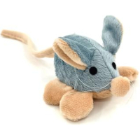 Cat toy Hippie Pet Mouse gray-beige 8 cm (HIPCT2304066)