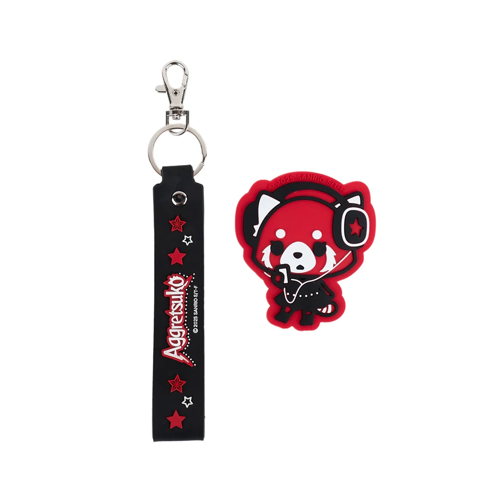 Бейдж Kite набір на липучці та підвіска Aggretsuko (AR25-3010-2)