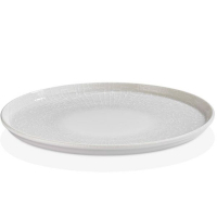 Plate By Bone series "Illusion" round 28 cm (SM-LUS-28-DZ)