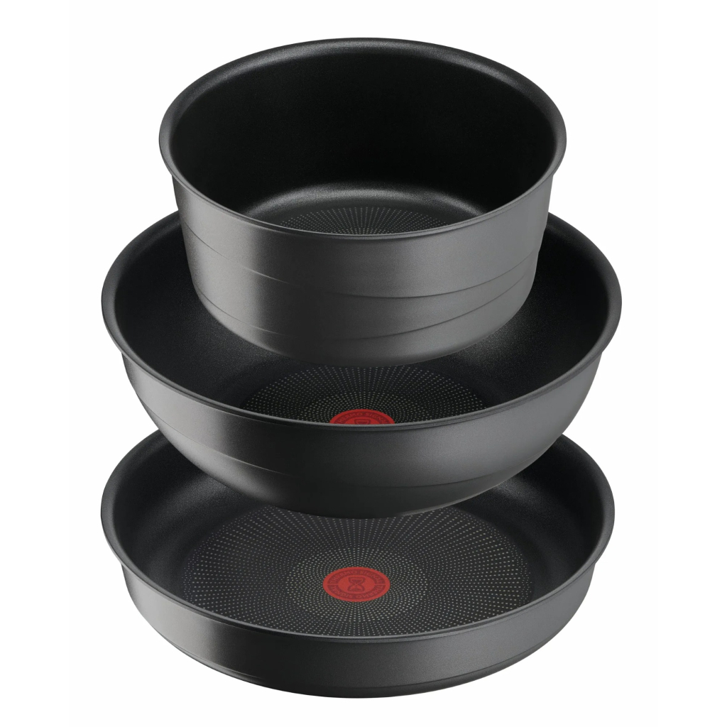 Набір посуду Tefal Ingenio Inspiration, 6 предметів, чорний (L867S604)