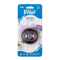 Car air freshener VITOL Fresh Clips Linen +Lavender (VFC02)
