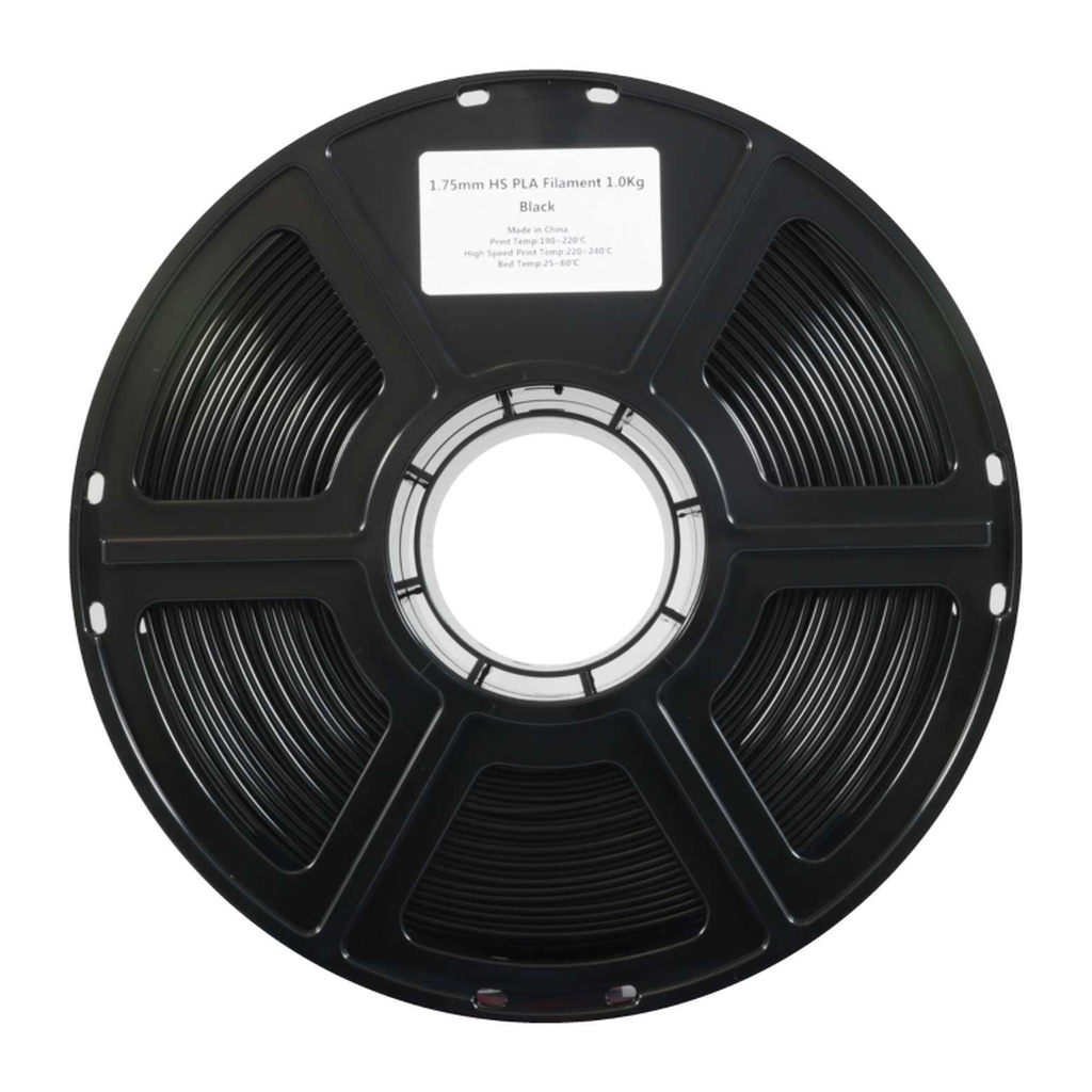 Пластик для 3D-принтера Flashforge PLA High speed 1,75mm 1kg BLACK (90009597001)