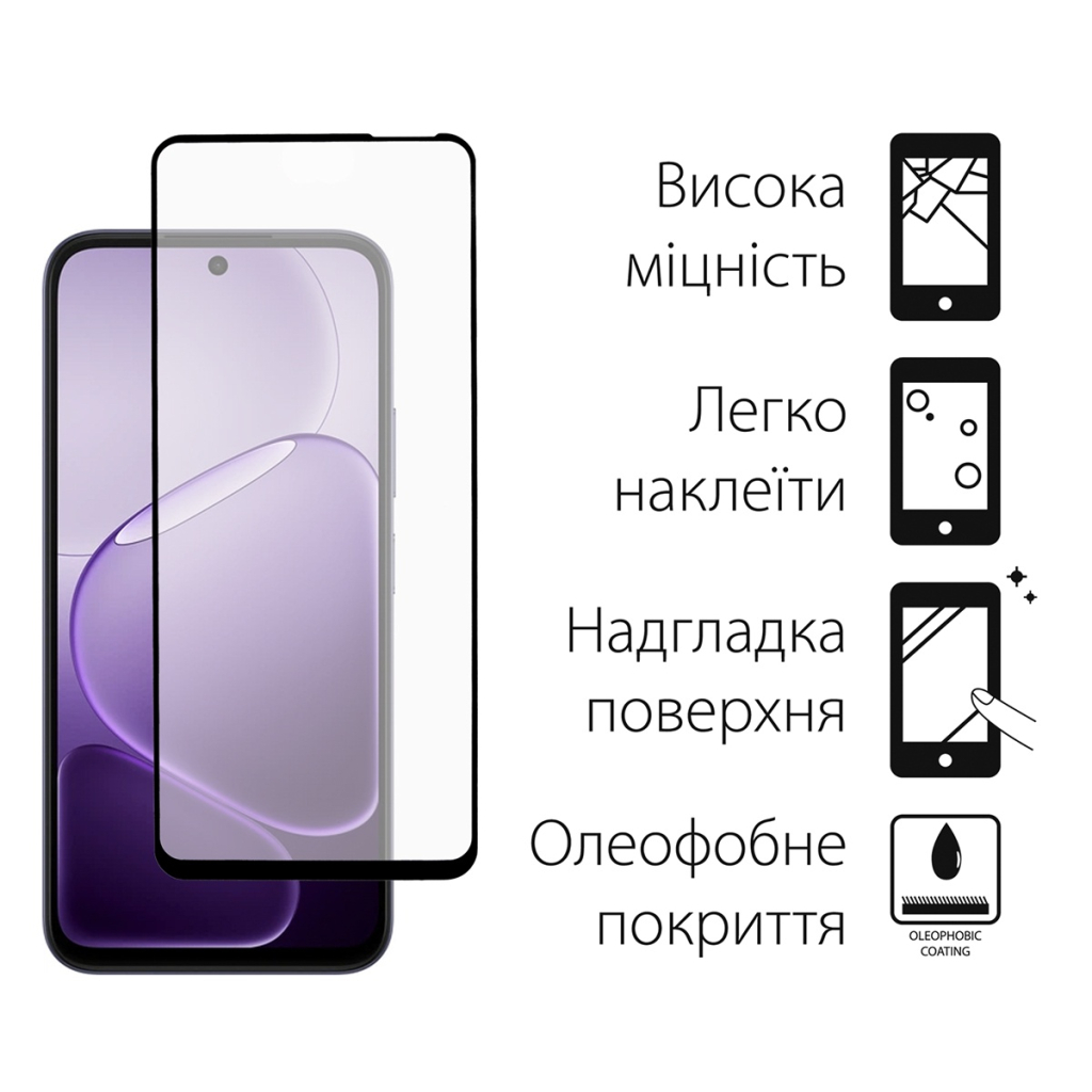 Скло захисне Dengos OPPO A6x 4G / A6k 4G / A6 4G Black 2 pcs (DG-TG2P-95)