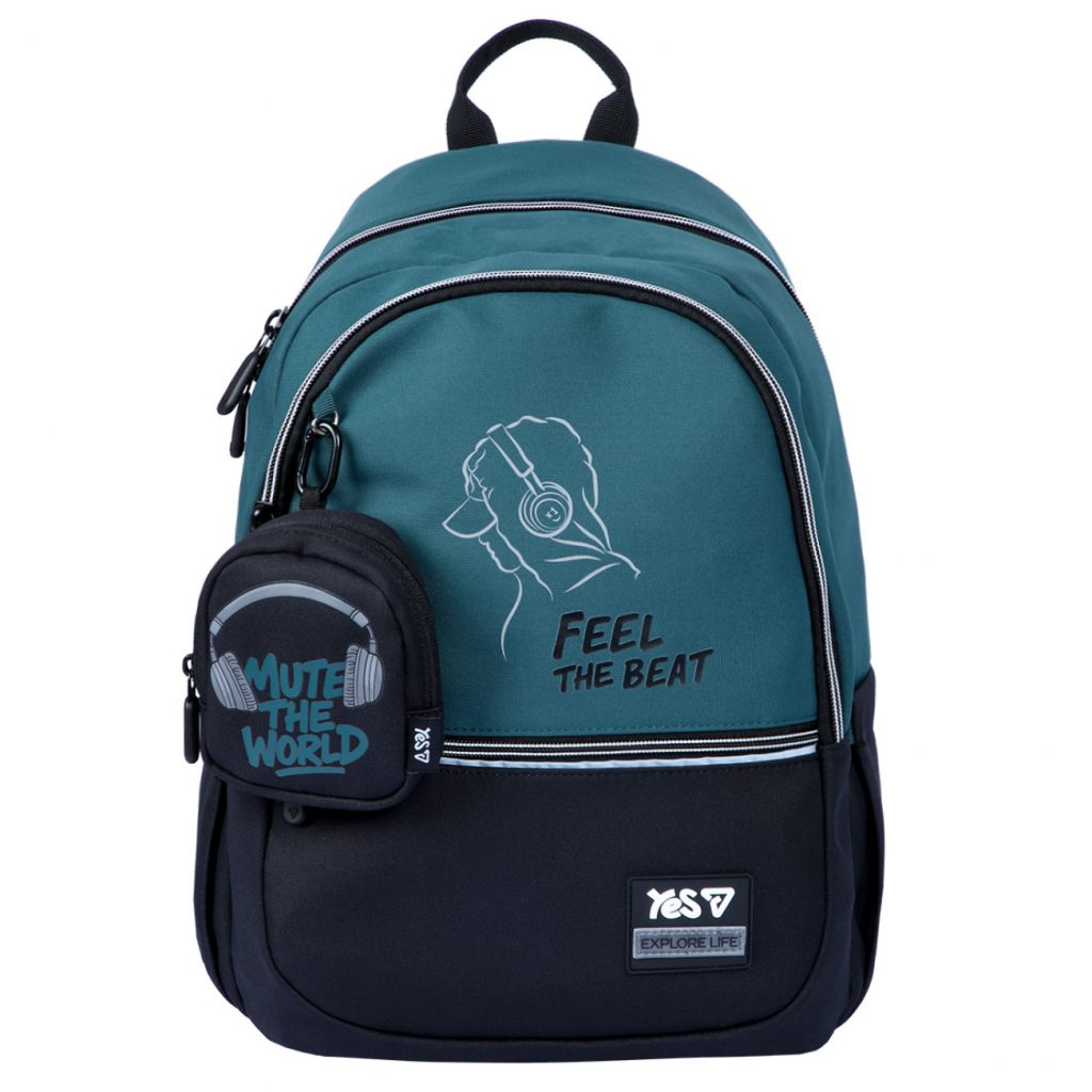 Рюкзак шкільний Yes Feel the Beat TS-113M (550324) Рюкзак шкільний Yes Feel the Beat TS-113M (550324)