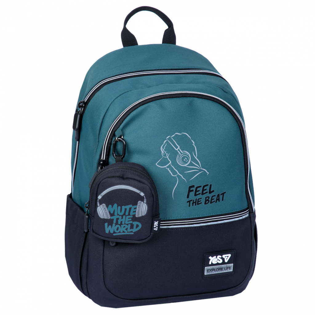 Рюкзак шкільний Yes Feel the Beat TS-113M (550324)