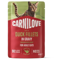 Wet food for cats Carnilove Gravy Duck with Catnip 85 g (8595602584659)