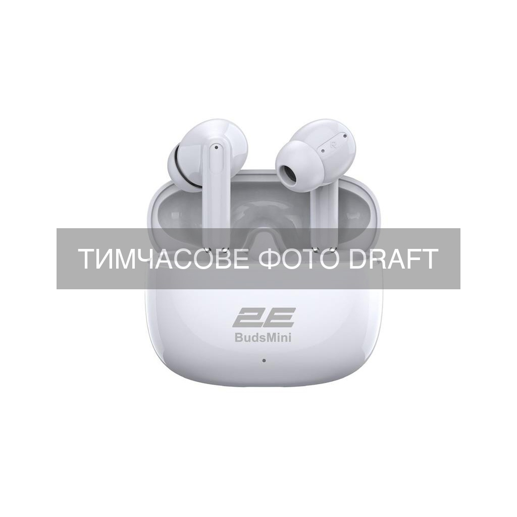 Навушники 2E BudsMini White (2E-EBTWBMWT) Навушники 2E BudsMini White (2E-EBTWBMWT)
