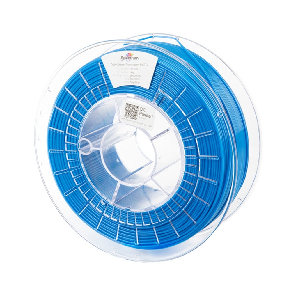 Пластик для 3D-принтера Spectrum PCTG Premium 1.75mm 1kg Blue, Sky RAL 5015 (80663)