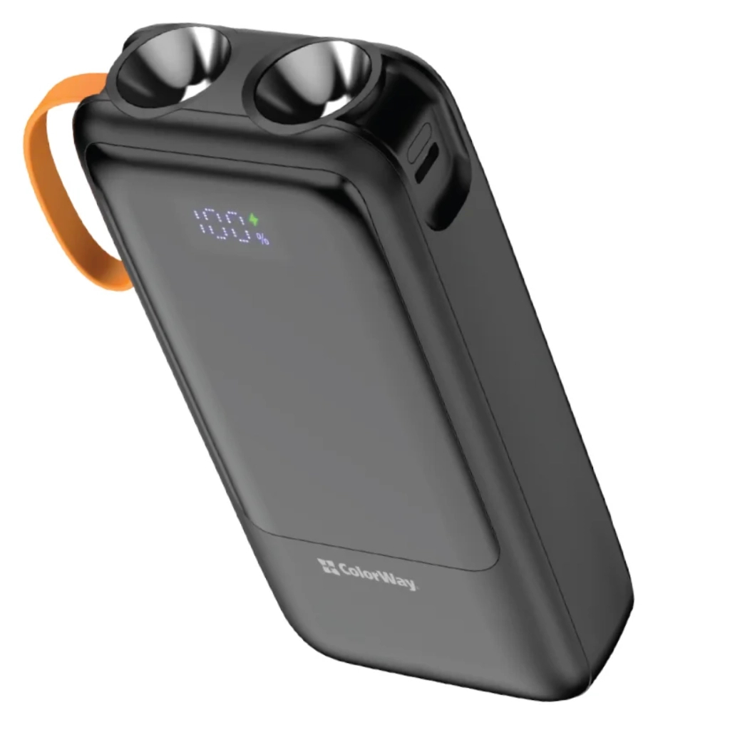 Повербанк ColorWay 20 000 mAh PowerHub PD/22.5W, QC/4.0, Black (CW-PB200LP07BK) Повербанк ColorWay 20 000 mAh PowerHub PD/22.5W, QC/4.0, Black (CW-PB200LP07BK)