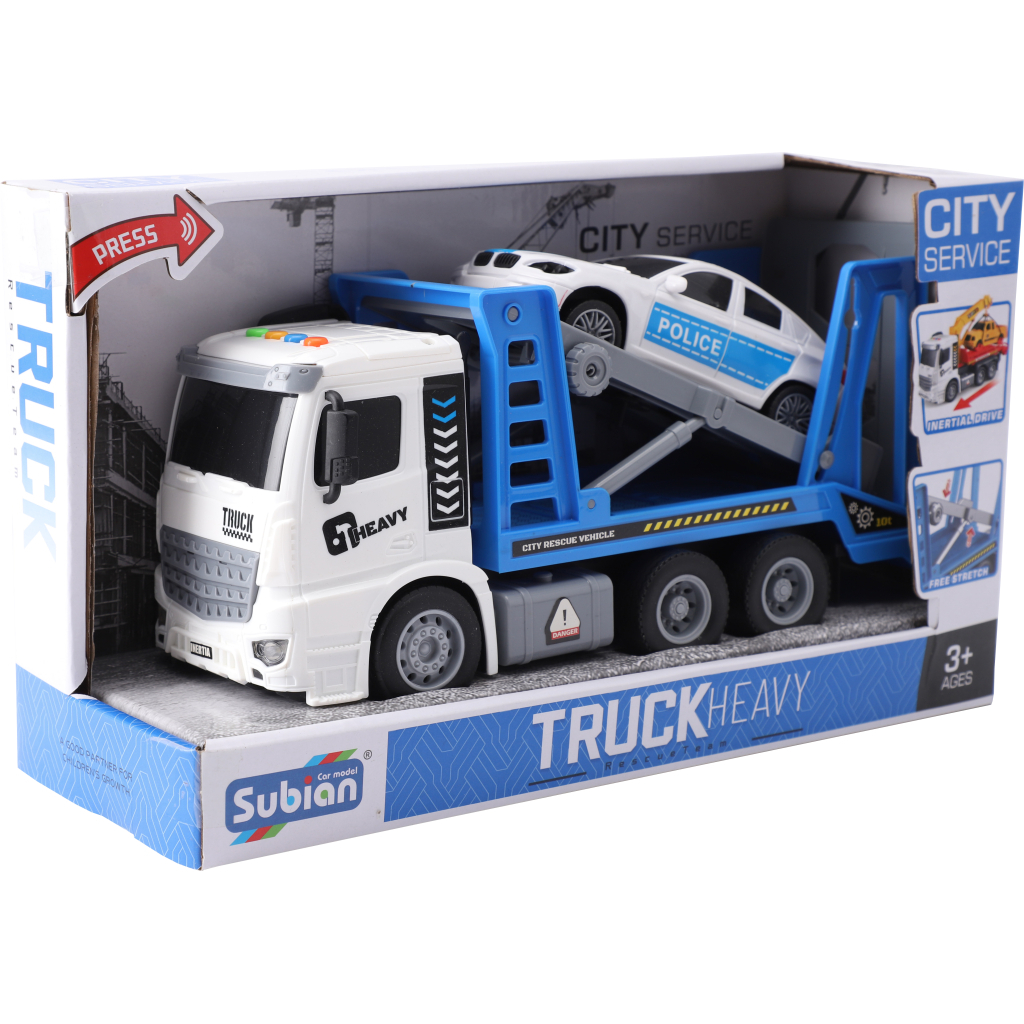 Машинка для дітей Iggy Ziggy Subian Truck Heavy Rescue Team Евакуатор з машинкою 114 (3858894675937) Машинка для дітей Iggy Ziggy Subian Truck Heavy Rescue Team Евакуатор з машинкою 114 (3858894675937)