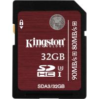 Карта пам'яті Kingston 32GB UHS-I Class3 (SDA3/32GB)