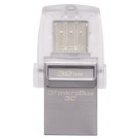 USB флеш накопичувач Kingston 32GB DataTraveler microDuo 3C USB 3.1 (DTDUO3C/32GB)