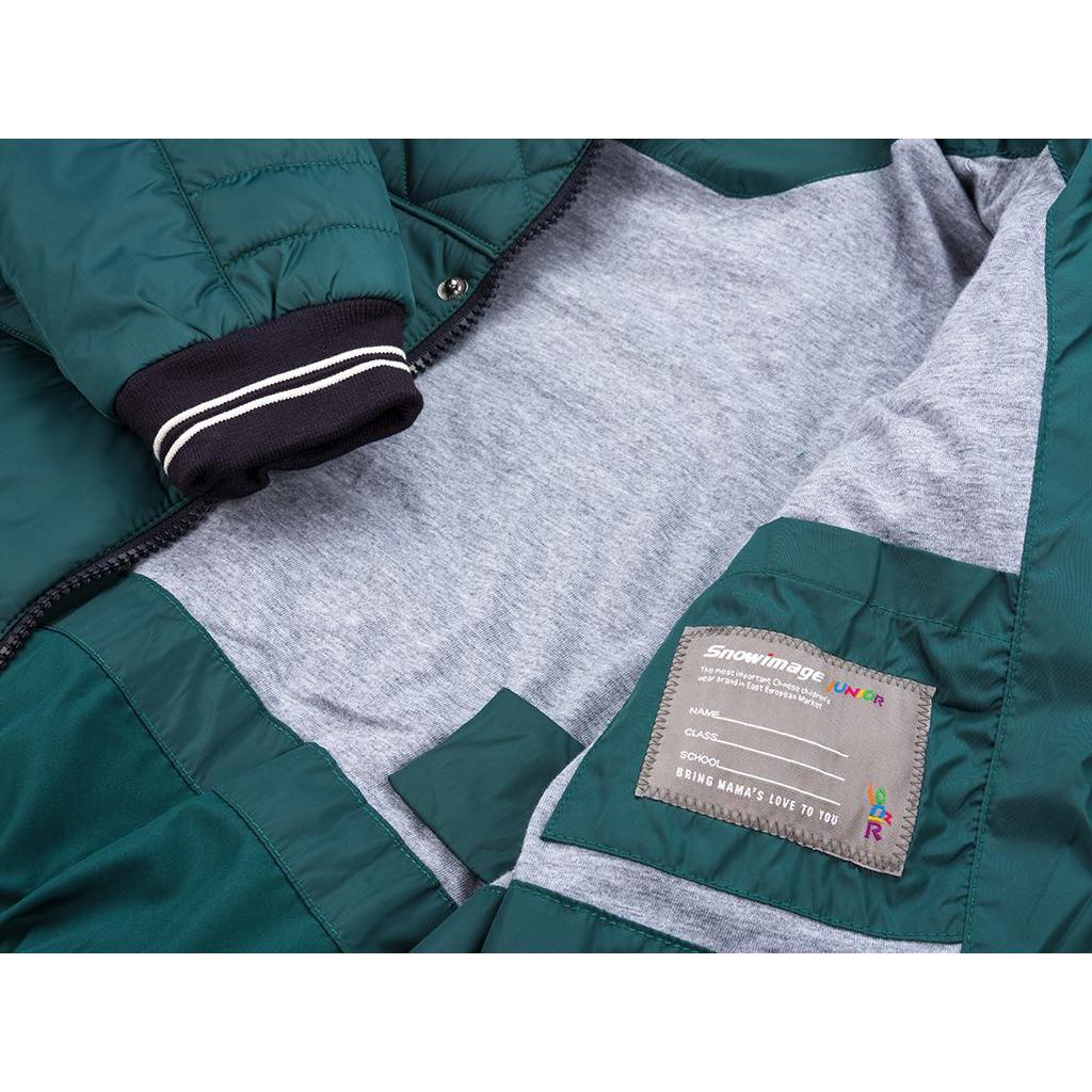 Куртка дитяча Snowimage з капюшоном на манжетах (SICMY-G308-128B-green)