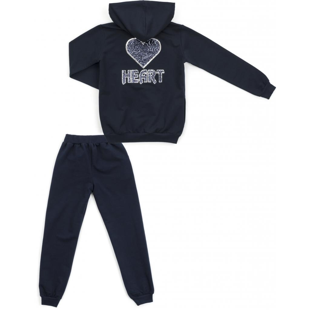 Спортивний костюм дитячий Breeze "HEART" (14631-152G-blue)