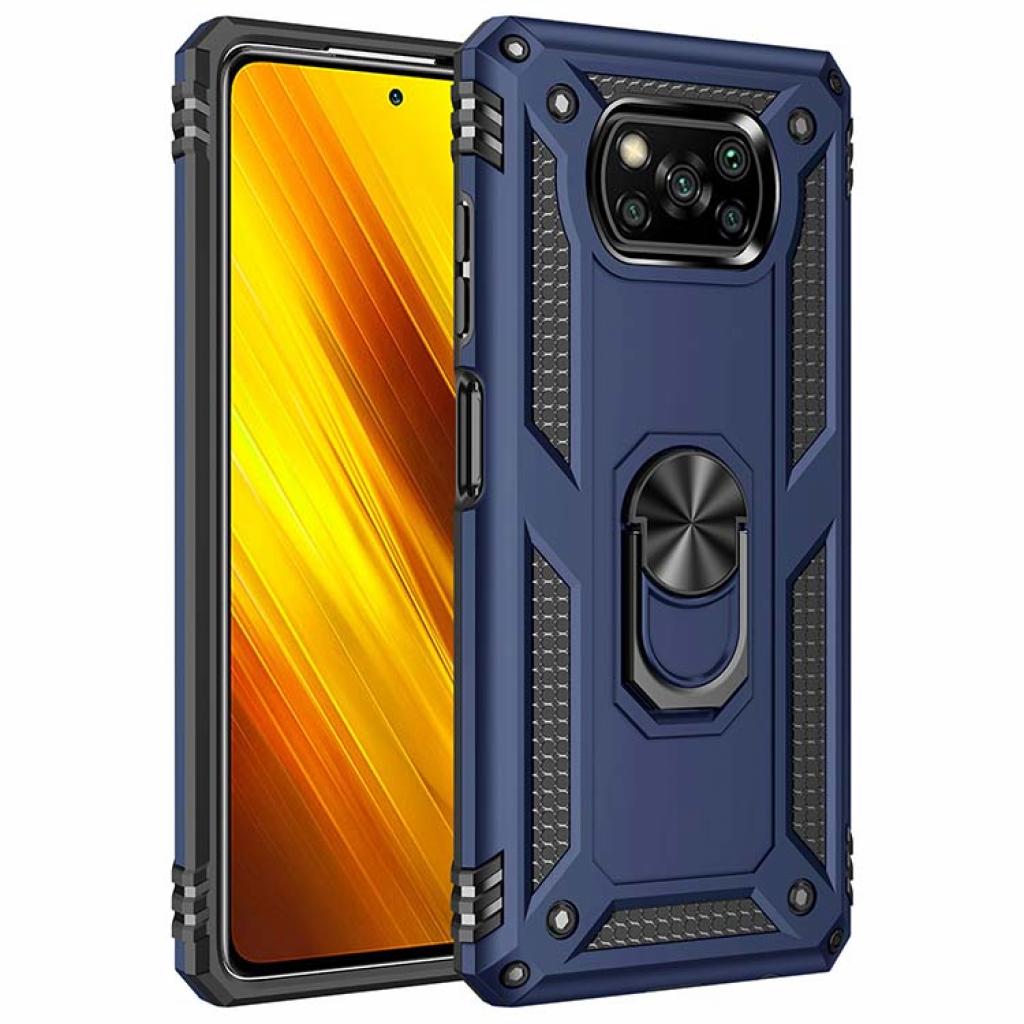 Чохол до мобільного телефона BeCover Military Poco X3 Blue (705644) Чохол до мобільного телефона BeCover Military Poco X3 Blue (705644)