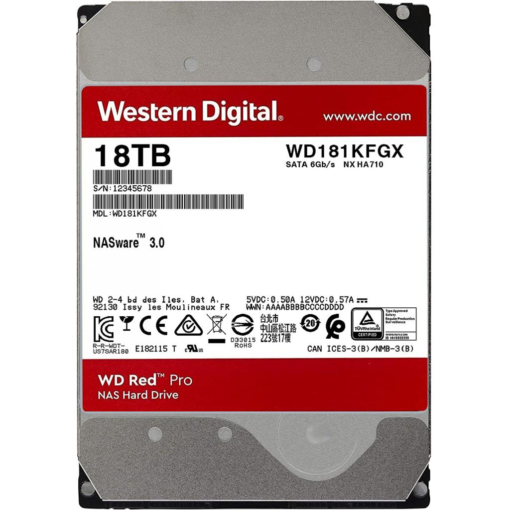 Жорсткий диск 3.5" 18TB WD (WD181KFGX)