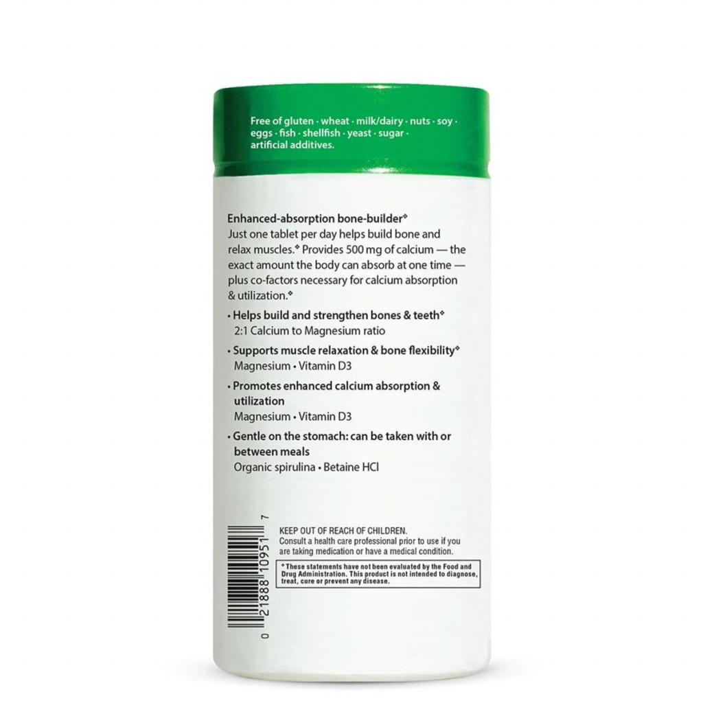 Вітамін Rainbow Light Кальцій з Магнієм і вітаміном D3, Food-Based Calcium with Ma (RLT-10952)