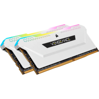 Модуль пам'яті для комп'ютера DDR4 16GB (2x8GB) 3600 MHz Dominator Platinum RGB White Corsair (CMT16GX4M2C3600C18W)