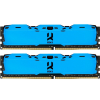 Модуль пам'яті для комп'ютера DDR4 16GB (2x8GB) 3200 MHz IRDM Blue Goodram (IR-XB3200D464L16SA/16GDC)
